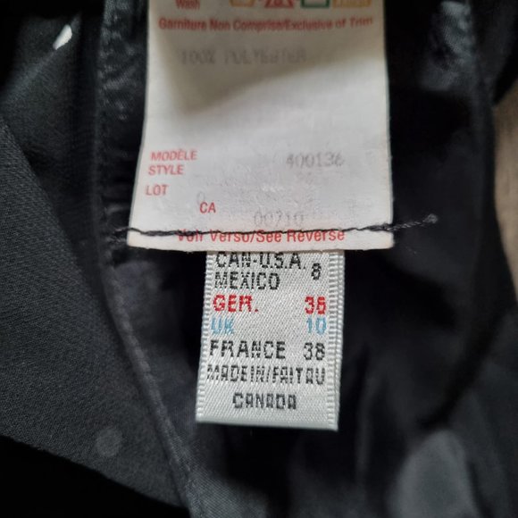 Joseph Ribkoff Polka Dot Sleeveless Dress Size 8 - Picture 9 of 13